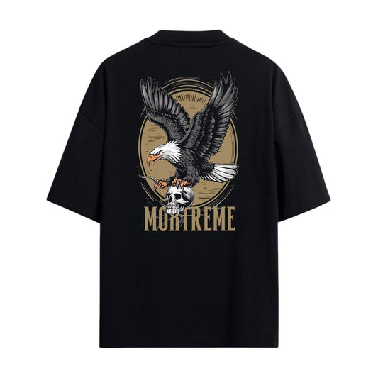 Camisa Oversized Preta | Moxtreme Águia Soberana