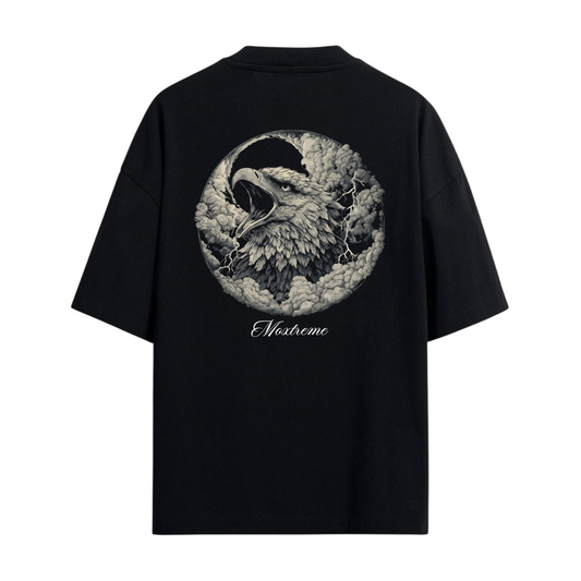 Camisa Oversized Preta | Moxtreme Rugido dos Céus