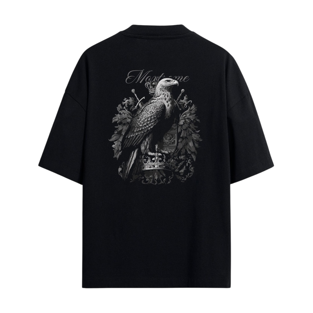 Camisa Oversized Preta | Moxtreme Águia Imperial